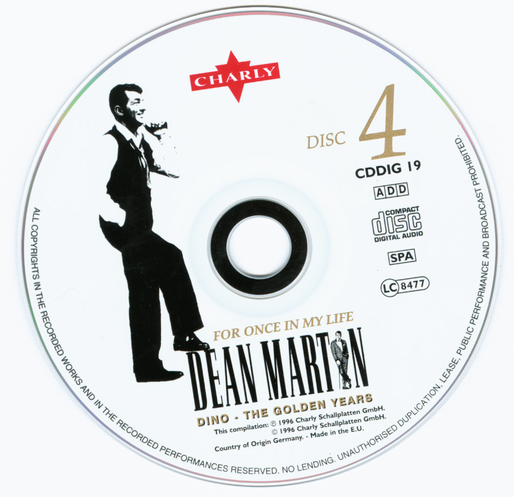 Dean Martin  Dino; The Golden Years : CD4